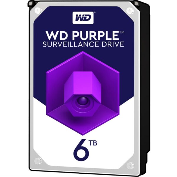 هارددیسک اینترنال وسترن دیجیتال بنفش مدل Purple WD60PURZ ظرفیت 6 ترابایت